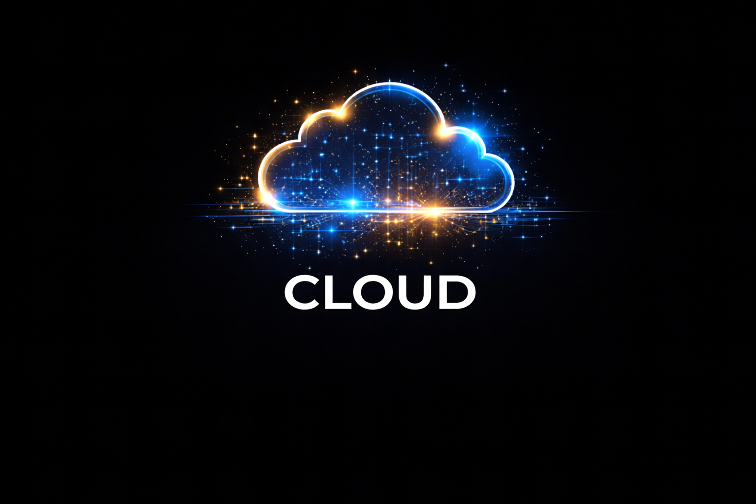 Cloud architecture diagram with networking, compute, and storage layers
